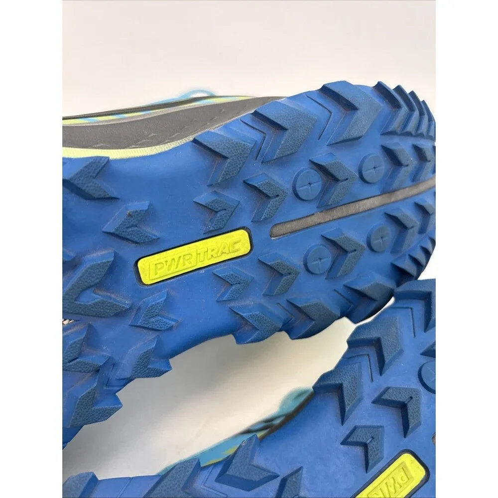 Saucony Peregrine 11 Womens Size 10 Waterproof Trail Running Shoes Royal/lime